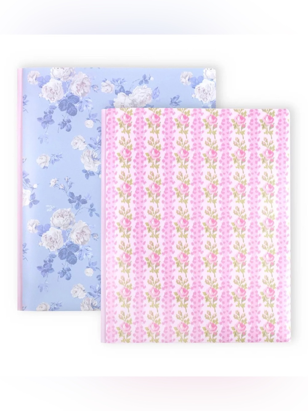LoveShackFancy x Target - Rosettes Blooming Heirloom 2pk Poly Prong Folders
